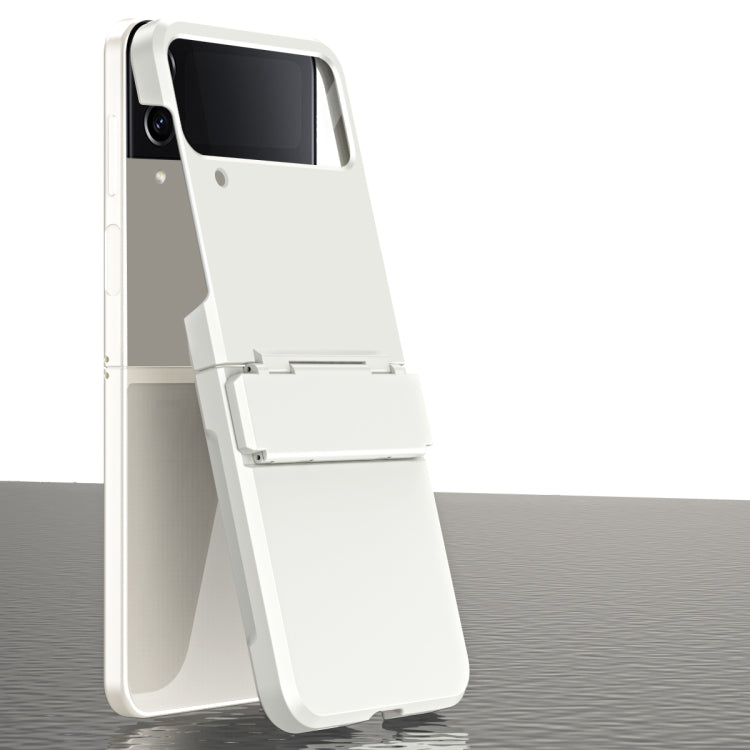 Custodia per telefono antiurto con cerniera integrale con pellicola diamantata, For Galaxy Z Flip4, For Galaxy Z Flip3