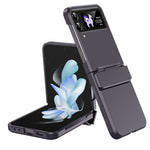 Custodia per telefono antiurto con cerniera integrale con pellicola diamantata, For Galaxy Z Flip4, For Galaxy Z Flip3
