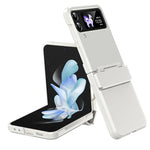 Custodia per telefono antiurto con cerniera integrale con pellicola diamantata, For Galaxy Z Flip4, For Galaxy Z Flip3