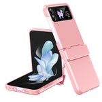 Custodia per telefono antiurto con cerniera integrale con pellicola diamantata, For Galaxy Z Flip4, For Galaxy Z Flip3