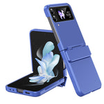 Custodia per telefono antiurto con cerniera integrale con pellicola diamantata, For Galaxy Z Flip4, For Galaxy Z Flip3