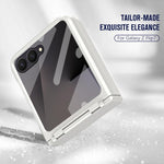 Custodia per telefono antiurto con cerniera integrale con pellicola diamantata, For Galaxy Z Flip8 5G, For Galaxy Z Flip7 FE / Flip6, For Galaxy Z Flip7 5G, For Galaxy Z Flip5 5G