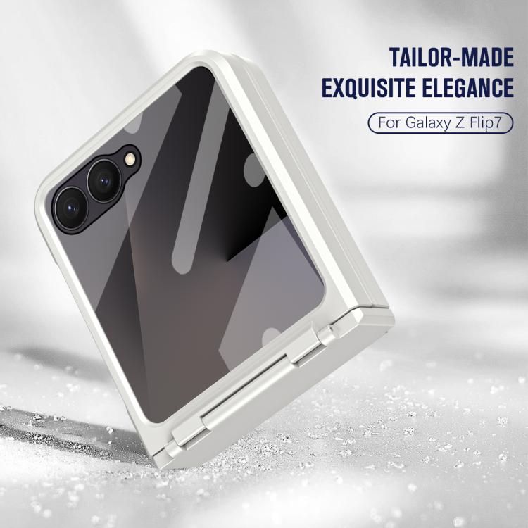 Custodia per telefono antiurto con cerniera integrale con pellicola diamantata, For Galaxy Z Flip8 5G, For Galaxy Z Flip7 FE / Flip6, For Galaxy Z Flip7 5G, For Galaxy Z Flip5 5G