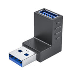 Adattatore USB 3.0 angolo 90° maschio-femmina