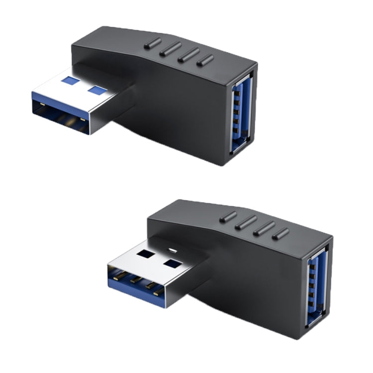 Adattatore USB 3.0 angolo 90° maschio-femmina