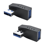 ENKAY Adattatore USB 3.0 Connettore estensore accoppiatore combinato maschio-femmina con angolo di 90 gradi, Vertical Up, Vertical Down, Horizontal Left, Horizontal Right, Vertical Up + Down, Horizontal Left + Right