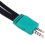 JUNSUNMAY Cavo AV da 0,3 m 3,5 mm + 2,5 mm maschio a 5 x RCA femmina per TV Samsung BN39-01154W, 30cm 3.5+2.5 to 5RCA