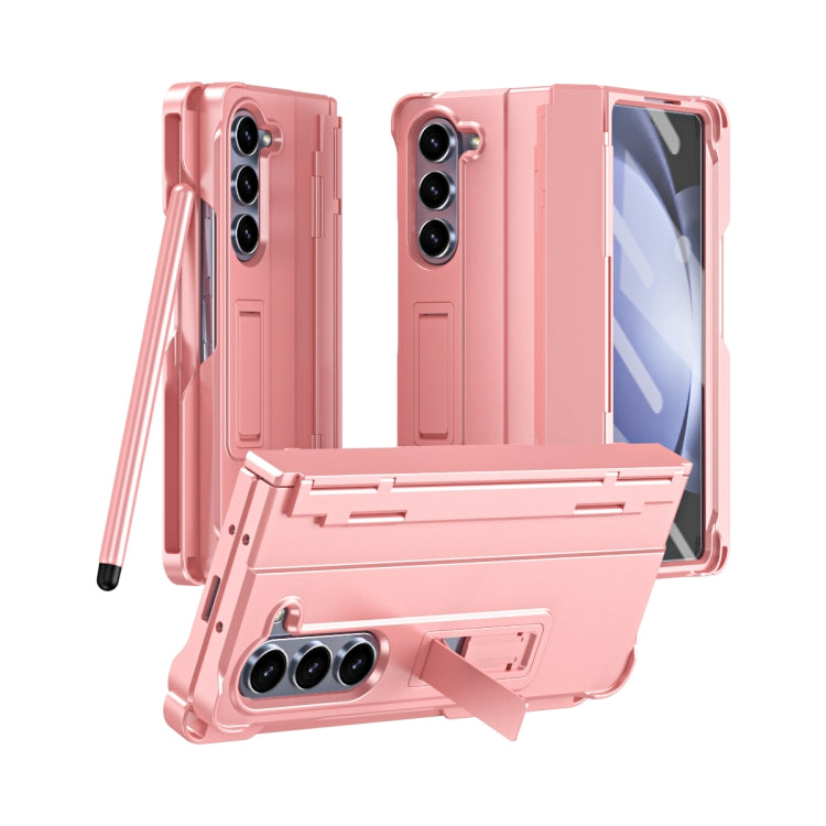 Custodia per telefono antiurto con cerniera integrale con pellicola diamantata e penna, For Galaxy Z Fold8 Ultra 5G, For Galaxy Z Fold7 5G, For Galaxy Z Fold6 5G, For Galaxy Z Fold5 5G