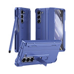 Custodia per telefono antiurto con cerniera integrale con pellicola diamantata e penna, For Galaxy Z Fold8 Ultra 5G, For Galaxy Z Fold7 5G, For Galaxy Z Fold6 5G, For Galaxy Z Fold5 5G