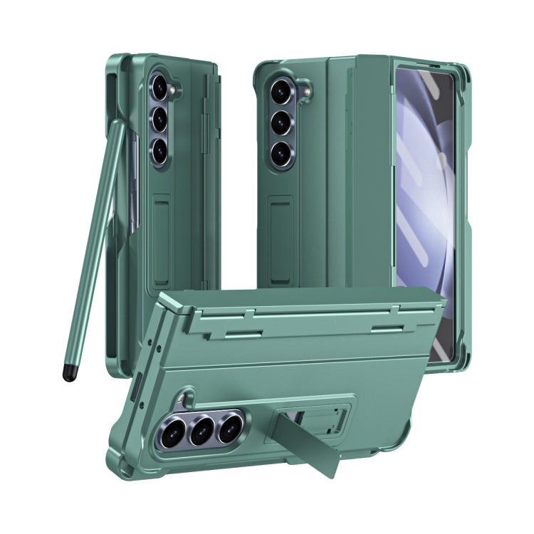 Custodia per telefono antiurto con cerniera integrale con pellicola diamantata e penna, For Galaxy Z Fold8 Ultra 5G, For Galaxy Z Fold7 5G, For Galaxy Z Fold6 5G, For Galaxy Z Fold5 5G