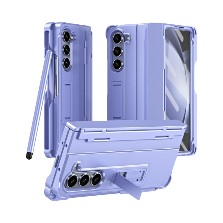Custodia per telefono antiurto con cerniera integrale con pellicola diamantata e penna, For Galaxy Z Fold8 Ultra 5G, For Galaxy Z Fold7 5G, For Galaxy Z Fold6 5G, For Galaxy Z Fold5 5G