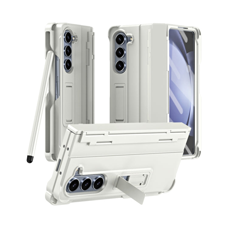 Custodia per telefono antiurto con cerniera integrale con pellicola diamantata e penna, For Galaxy Z Fold8 Ultra 5G, For Galaxy Z Fold7 5G, For Galaxy Z Fold6 5G, For Galaxy Z Fold5 5G