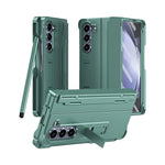 Custodia per telefono antiurto con cerniera integrale con pellicola diamantata e penna, For Galaxy Z Fold8 Ultra 5G, For Galaxy Z Fold7 5G, For Galaxy Z Fold6 5G, For Galaxy Z Fold5 5G