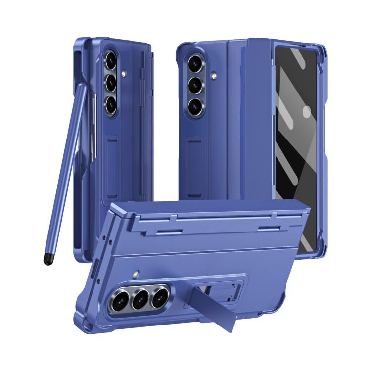 Custodia per telefono antiurto con cerniera integrale con pellicola diamantata e penna, For Galaxy Z Fold8 Ultra 5G, For Galaxy Z Fold7 5G, For Galaxy Z Fold6 5G, For Galaxy Z Fold5 5G