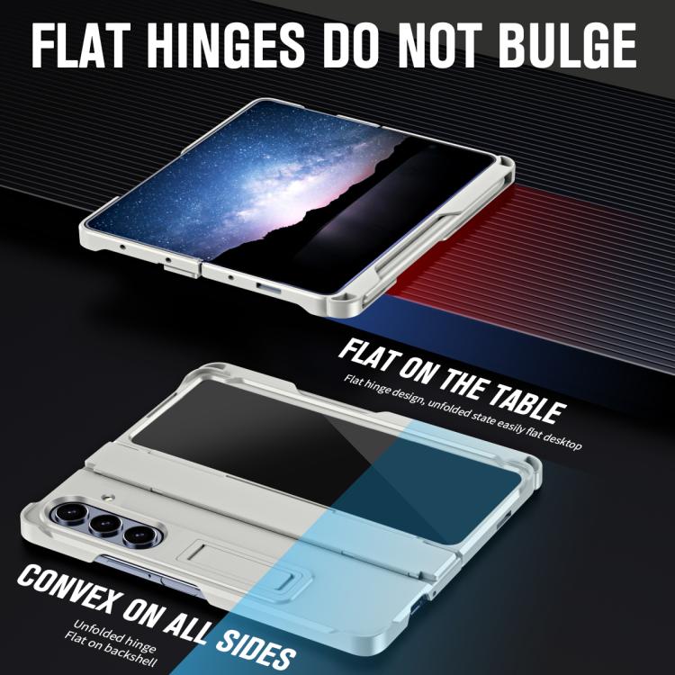 Custodia per telefono antiurto con cerniera integrale con pellicola diamantata e penna, For Galaxy Z Fold8 Ultra 5G, For Galaxy Z Fold7 5G, For Galaxy Z Fold6 5G, For Galaxy Z Fold5 5G