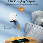 DS-WXC103 Caricabatterie wireless magnetico MagSafe da 15 W Max per iPhone 15/14/13 / AirPods Pro, senza adattatore, WXC103