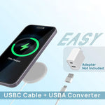 DS-WXC103 Caricabatterie wireless magnetico MagSafe da 15 W Max per iPhone 15/14/13 / AirPods Pro, senza adattatore, WXC103