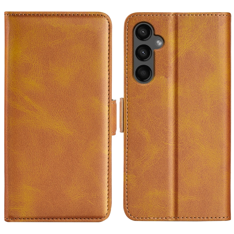 Custodia per telefono in pelle con chiusura orizzontale con fibbia magnetica su entrambi i lati, For Samsung Galaxy A15, For Samsung Galaxy A05, For Samsung Galaxy A05s, For Samsung Galaxy M36 5G / F36 5G