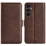 Custodia per telefono in pelle con chiusura orizzontale con fibbia magnetica su entrambi i lati, For Samsung Galaxy A15, For Samsung Galaxy A05, For Samsung Galaxy A05s, For Samsung Galaxy M36 5G / F36 5G