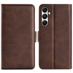Custodia per telefono in pelle con chiusura orizzontale con fibbia magnetica su entrambi i lati, For Samsung Galaxy A15, For Samsung Galaxy A05, For Samsung Galaxy A05s, For Samsung Galaxy M36 5G / F36 5G