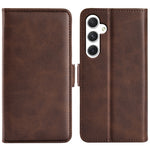 Custodia per telefono in pelle con chiusura orizzontale con fibbia magnetica su entrambi i lati, For Samsung Galaxy A35, For Samsung Galaxy S24 Ultra 5G, For Samsung Galaxy S24+ 5G, For Samsung Galaxy S24 5G