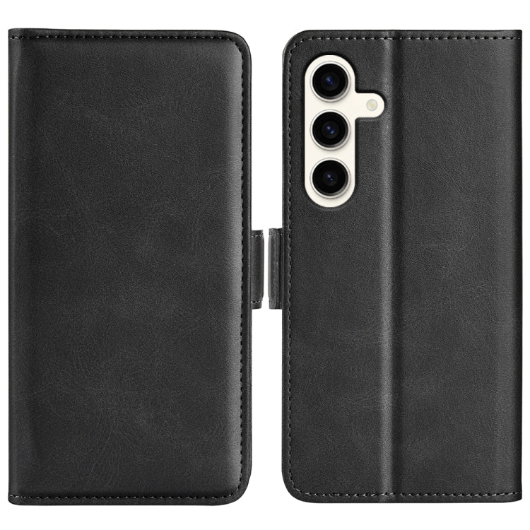 Custodia per telefono in pelle con chiusura orizzontale con fibbia magnetica su entrambi i lati, For Samsung Galaxy A35, For Samsung Galaxy S24 Ultra 5G, For Samsung Galaxy S24+ 5G, For Samsung Galaxy S24 5G