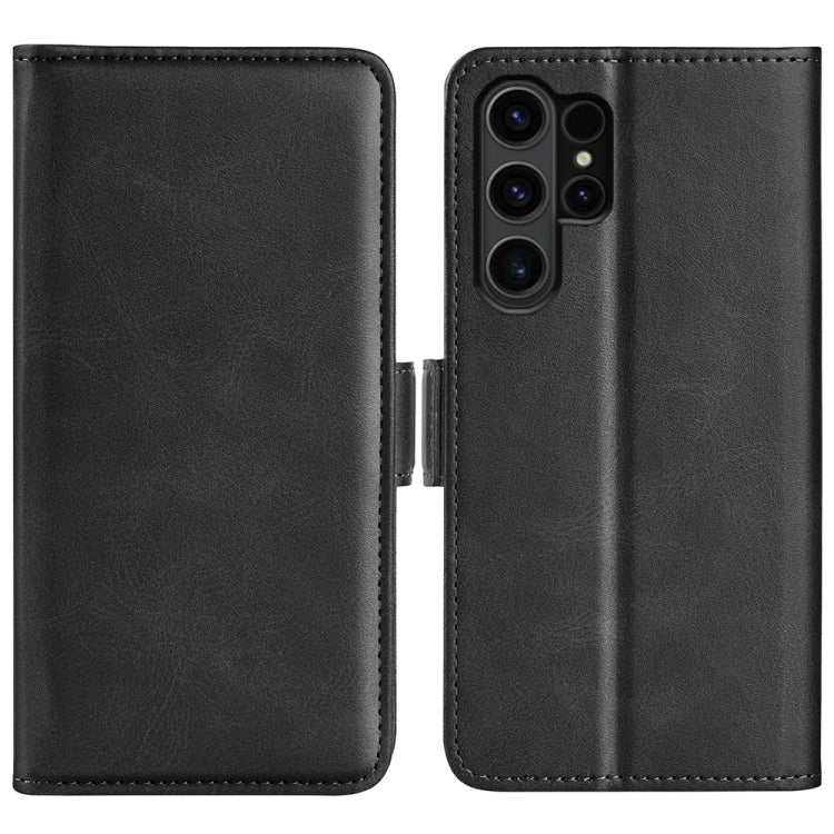 Custodia per telefono in pelle con chiusura orizzontale con fibbia magnetica su entrambi i lati, For Samsung Galaxy A35, For Samsung Galaxy S24 Ultra 5G, For Samsung Galaxy S24+ 5G, For Samsung Galaxy S24 5G