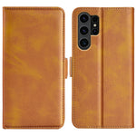 Custodia per telefono in pelle con chiusura orizzontale con fibbia magnetica su entrambi i lati, For Samsung Galaxy A35, For Samsung Galaxy S24 Ultra 5G, For Samsung Galaxy S24+ 5G, For Samsung Galaxy S24 5G