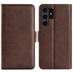 Custodia per telefono in pelle con chiusura orizzontale con fibbia magnetica su entrambi i lati, For Samsung Galaxy A35, For Samsung Galaxy S24 Ultra 5G, For Samsung Galaxy S24+ 5G, For Samsung Galaxy S24 5G