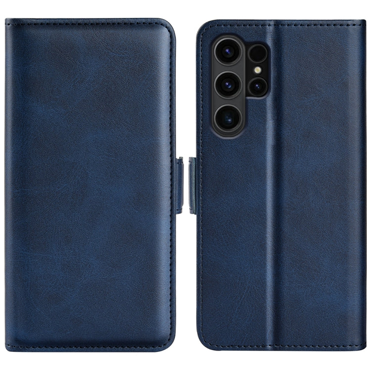 Custodia per telefono in pelle con chiusura orizzontale con fibbia magnetica su entrambi i lati, For Samsung Galaxy A35, For Samsung Galaxy S24 Ultra 5G, For Samsung Galaxy S24+ 5G, For Samsung Galaxy S24 5G