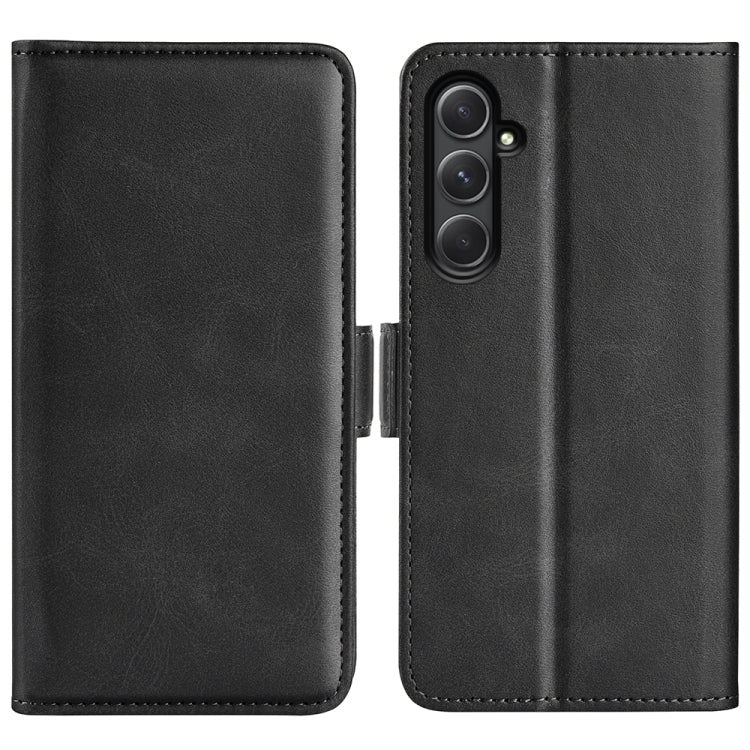 Custodia per telefono in pelle con chiusura orizzontale con fibbia magnetica su entrambi i lati, For Samsung Galaxy Xcover 7 Pro, For Samsung Galaxy M55 5G, For Samsung Galaxy M15 5G, For Samsung Galaxy A55