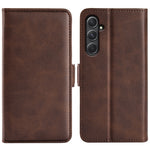 Custodia per telefono in pelle con chiusura orizzontale con fibbia magnetica su entrambi i lati, For Samsung Galaxy Xcover 7 Pro, For Samsung Galaxy M55 5G, For Samsung Galaxy M15 5G, For Samsung Galaxy A55