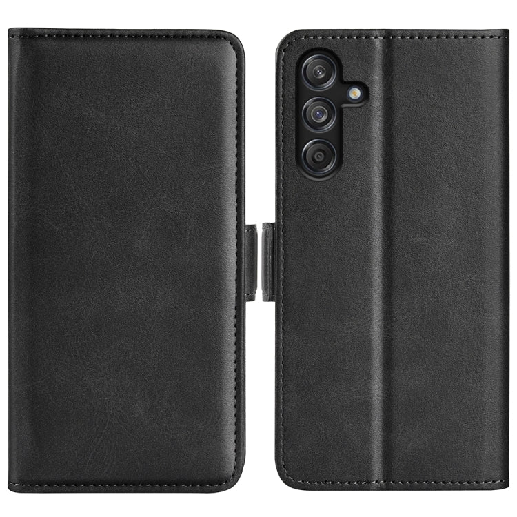 Custodia per telefono in pelle con chiusura orizzontale con fibbia magnetica su entrambi i lati, For Samsung Galaxy Xcover 7 Pro, For Samsung Galaxy M55 5G, For Samsung Galaxy M15 5G, For Samsung Galaxy A55