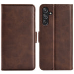 Custodia per telefono in pelle con chiusura orizzontale con fibbia magnetica su entrambi i lati, For Samsung Galaxy Xcover 7 Pro, For Samsung Galaxy M55 5G, For Samsung Galaxy M15 5G, For Samsung Galaxy A55