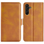 Custodia per telefono in pelle con chiusura orizzontale con fibbia magnetica su entrambi i lati, For Samsung Galaxy Xcover 7 Pro, For Samsung Galaxy M55 5G, For Samsung Galaxy M15 5G, For Samsung Galaxy A55