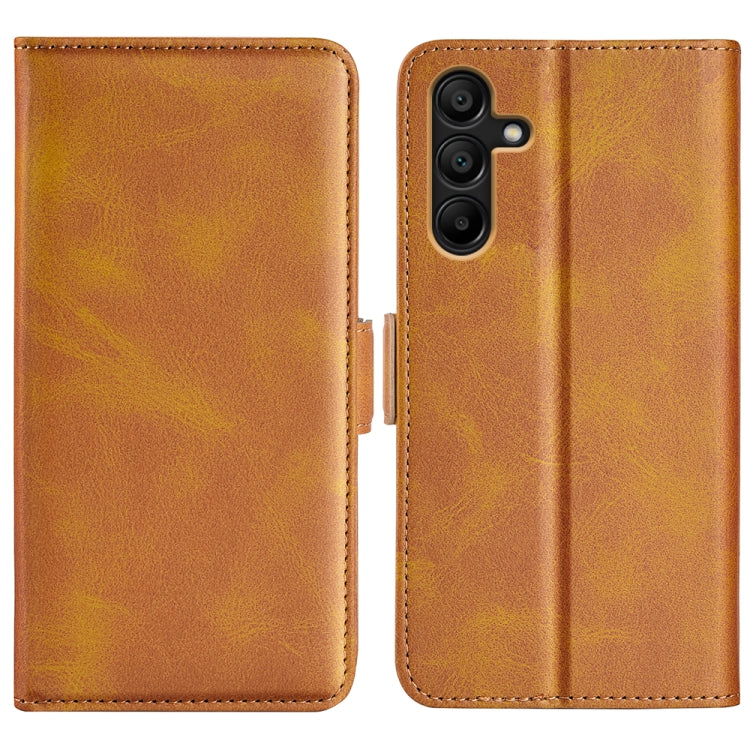 Custodia per telefono in pelle con chiusura orizzontale con fibbia magnetica su entrambi i lati, For Samsung Galaxy Xcover 7 Pro, For Samsung Galaxy M55 5G, For Samsung Galaxy M15 5G, For Samsung Galaxy A55