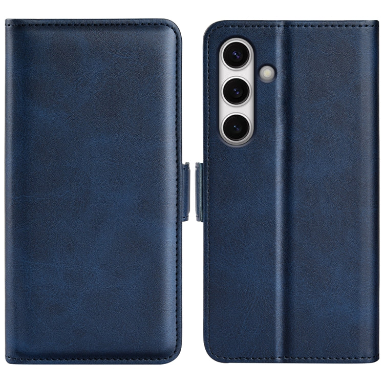 Custodia per telefono in pelle con chiusura orizzontale con fibbia magnetica su entrambi i lati, For Samsung Galaxy S25+ 5G, For Samsung Galaxy S25 Ultra 5G, For Samsung Galaxy A16, For Samsung Galaxy S24 FE 5G