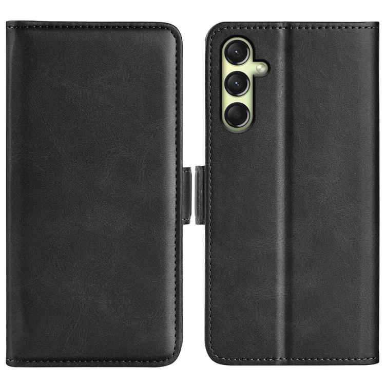 Custodia per telefono in pelle con chiusura orizzontale con fibbia magnetica su entrambi i lati, For Samsung Galaxy S25+ 5G, For Samsung Galaxy S25 Ultra 5G, For Samsung Galaxy A16, For Samsung Galaxy S24 FE 5G