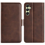 Custodia per telefono in pelle con chiusura orizzontale con fibbia magnetica su entrambi i lati, For Samsung Galaxy S25+ 5G, For Samsung Galaxy S25 Ultra 5G, For Samsung Galaxy A16, For Samsung Galaxy S24 FE 5G