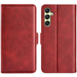 Custodia per telefono in pelle con chiusura orizzontale con fibbia magnetica su entrambi i lati, For Samsung Galaxy S25+ 5G, For Samsung Galaxy S25 Ultra 5G, For Samsung Galaxy A16, For Samsung Galaxy S24 FE 5G