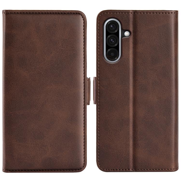 Custodia per telefono in pelle con chiusura orizzontale con fibbia magnetica su entrambi i lati, For Samsung Galaxy A06 5G, For Samsung Galaxy A26, For Samsung Galaxy A36, For Samsung Galaxy S25 5G