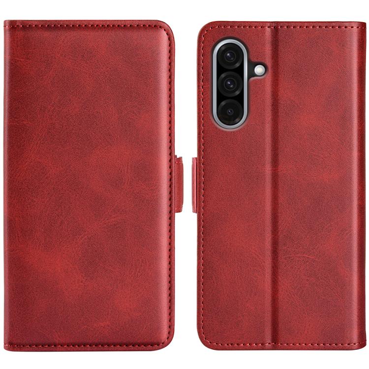 Custodia per telefono in pelle con chiusura orizzontale con fibbia magnetica su entrambi i lati, For Samsung Galaxy A06 5G, For Samsung Galaxy A26, For Samsung Galaxy A36, For Samsung Galaxy S25 5G