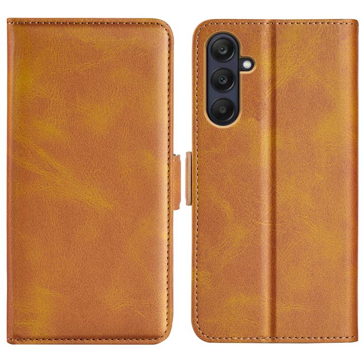 Custodia per telefono in pelle con chiusura orizzontale con fibbia magnetica su entrambi i lati, For Samsung Galaxy A06 5G, For Samsung Galaxy A26, For Samsung Galaxy A36, For Samsung Galaxy S25 5G