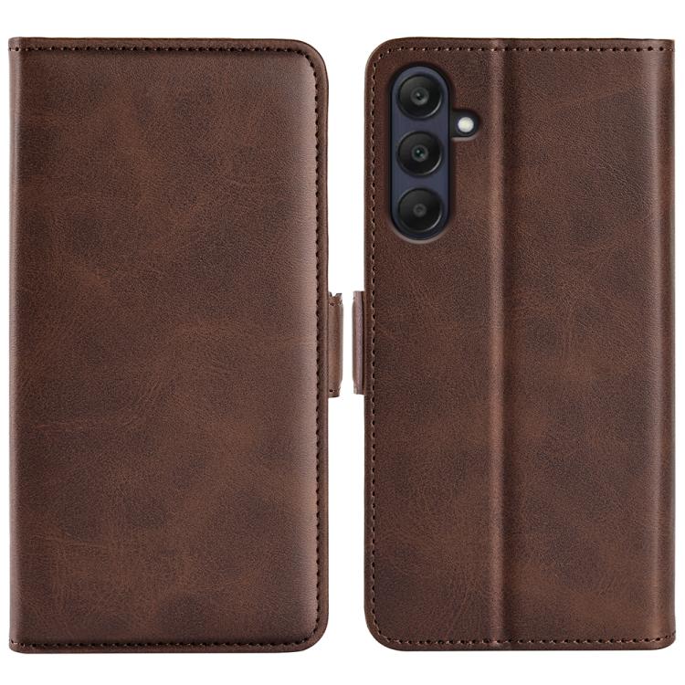 Custodia per telefono in pelle con chiusura orizzontale con fibbia magnetica su entrambi i lati, For Samsung Galaxy A06 5G, For Samsung Galaxy A26, For Samsung Galaxy A36, For Samsung Galaxy S25 5G