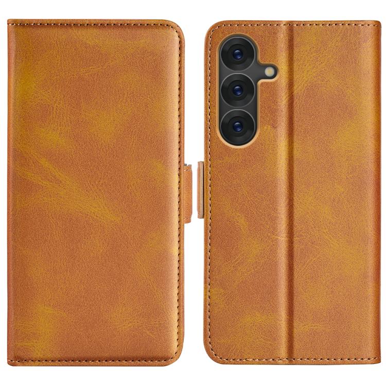 Custodia per telefono in pelle con chiusura orizzontale con fibbia magnetica su entrambi i lati, For Samsung Galaxy A06 5G, For Samsung Galaxy A26, For Samsung Galaxy A36, For Samsung Galaxy S25 5G