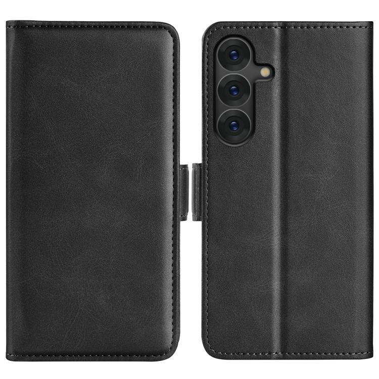 Custodia per telefono in pelle con chiusura orizzontale con fibbia magnetica su entrambi i lati, For Samsung Galaxy S25+ 5G, For Samsung Galaxy S25 Ultra 5G, For Samsung Galaxy A16, For Samsung Galaxy S24 FE 5G