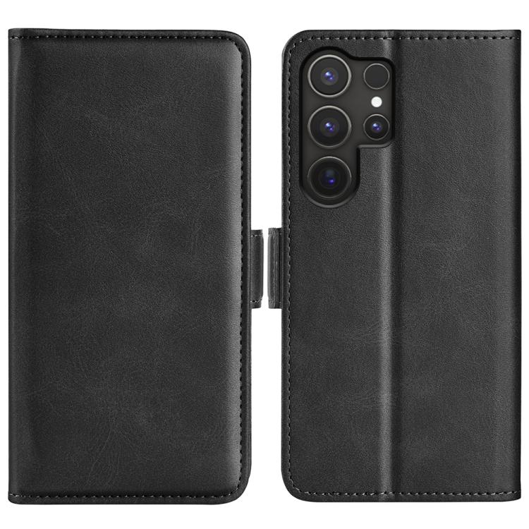 Custodia per telefono in pelle con chiusura orizzontale con fibbia magnetica su entrambi i lati, For Samsung Galaxy S25+ 5G, For Samsung Galaxy S25 Ultra 5G, For Samsung Galaxy A16, For Samsung Galaxy S24 FE 5G