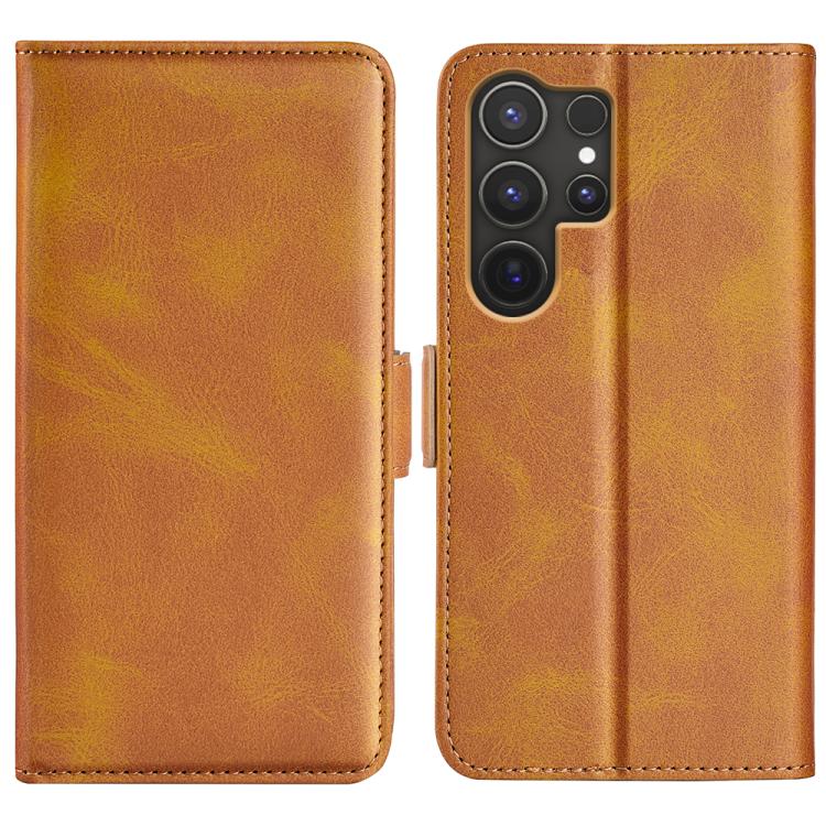 Custodia per telefono in pelle con chiusura orizzontale con fibbia magnetica su entrambi i lati, For Samsung Galaxy S25+ 5G, For Samsung Galaxy S25 Ultra 5G, For Samsung Galaxy A16, For Samsung Galaxy S24 FE 5G
