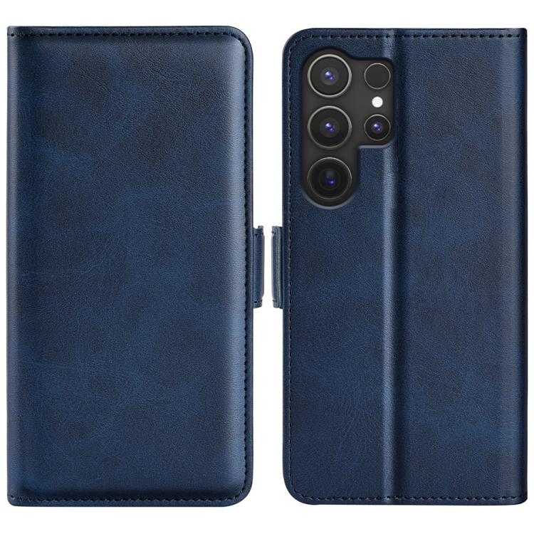 Custodia per telefono in pelle con chiusura orizzontale con fibbia magnetica su entrambi i lati, For Samsung Galaxy S25+ 5G, For Samsung Galaxy S25 Ultra 5G, For Samsung Galaxy A16, For Samsung Galaxy S24 FE 5G