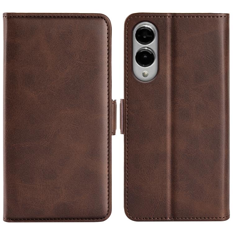 Custodia per telefono in pelle con chiusura orizzontale con fibbia magnetica su entrambi i lati, For Samsung Galaxy S25 FE 5G, For Samsung Galaxy A07 4G, For Samsung Galaxy A17 5G, For Samsung Galaxy S25 Edge 5G